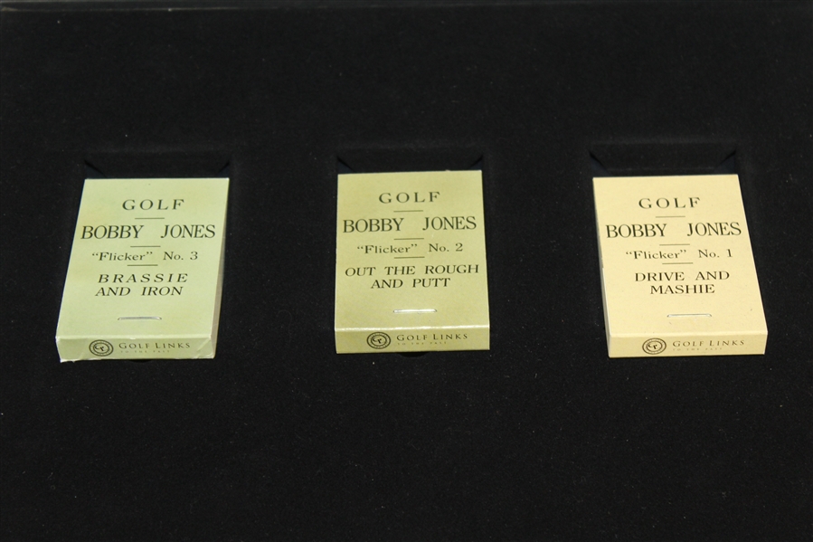 Bobby Jones Golf Ltd Ed Commemorative Flicker Books No. 1,2, & 3