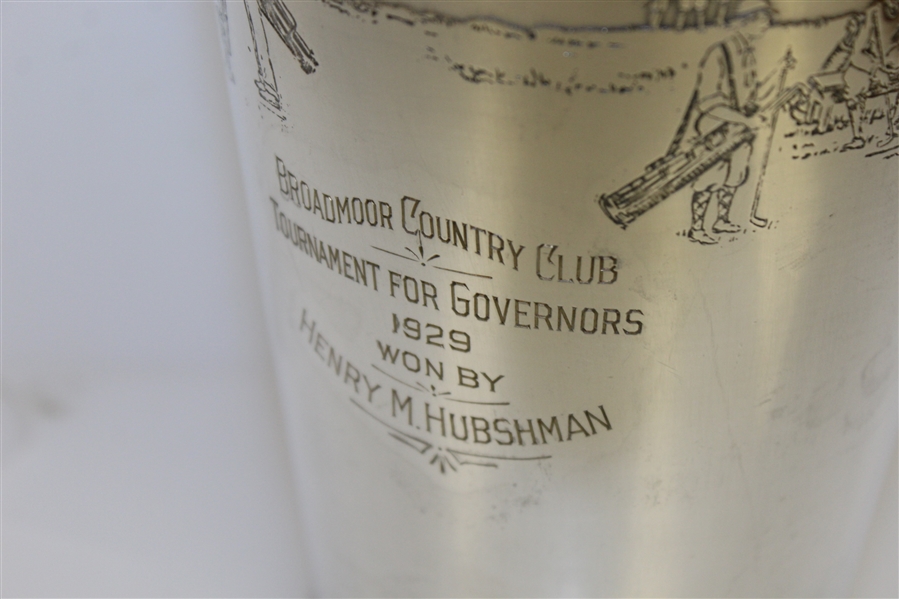 Broadmoor Country Club Trophy - Won by Hernry M. Hubshman, 1929