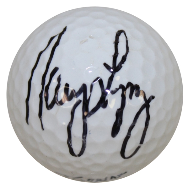 Nancy Lopez Signed Used Titleist Golf Ball JSA ALOA
