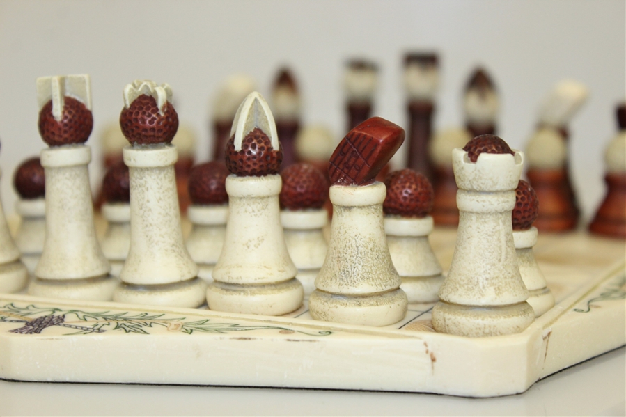 History Craft Golf Themed Chess Set - Self Storage - Excellent Condition