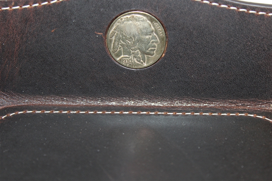 Bobby Jones Leather Buffalo Nickel Coin Tray