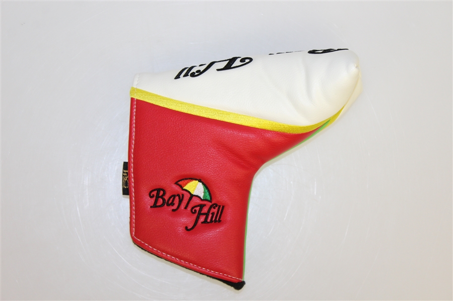 Arnold Palmer Bay Hill Leather Putter Cover & Yardage Coin w/ Removable Ball Marker
