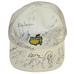 Vintage Multi-Signed White Masters Hat - Watson, Mickelson, Zoeller, & others JSA ALOA