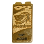 Tony Jacklins 1999 European Senior Tour Member Badge/Clip