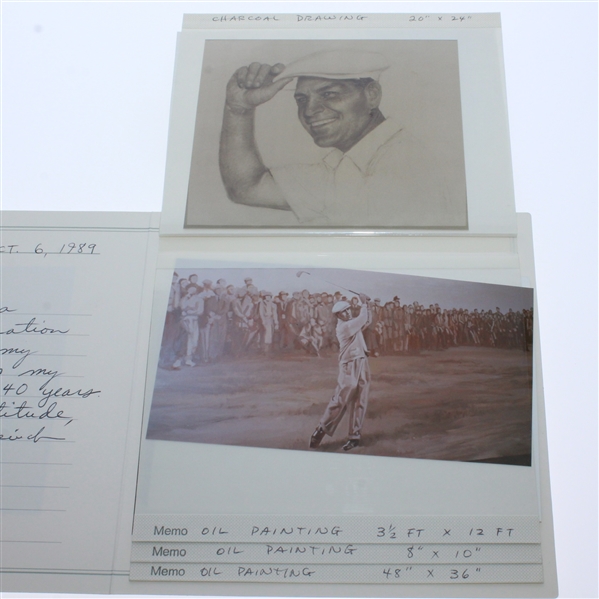 Paul Milosevich Signed Letters and Photos to Ben Hogan JSA ALOA