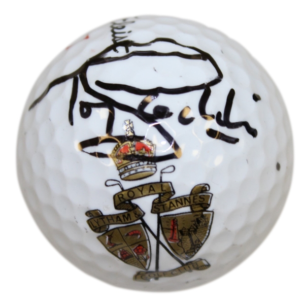 Tony Jacklin Signed Royal Lytham & St Annes Logo Golf Ball JSA ALOA