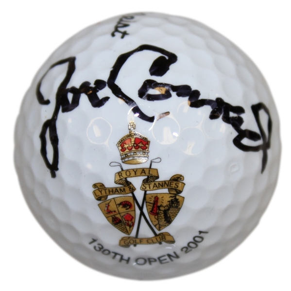 Joe Conrad Signed 2001 Royal Lytham & St. Annes OPEN Logo Golf Ball JSA ALOA
