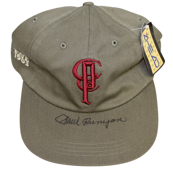 Paul Runyan Signed Park Country Club Logo Hat - Site of 1934 PGA Win JSA ALOA