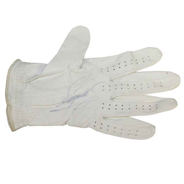 Fuzzy Zoeller Signed Personal Dunlop 'Fuzzy Zoeller' Golf Glove JSA ALOA