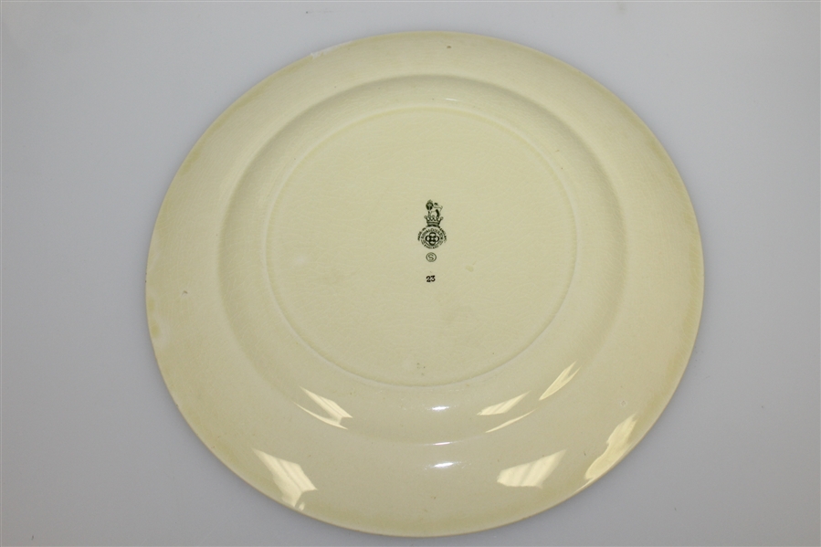 Royal Doulton Golf Plate 'Every Dog Has His Day, And Every Man His Hour'