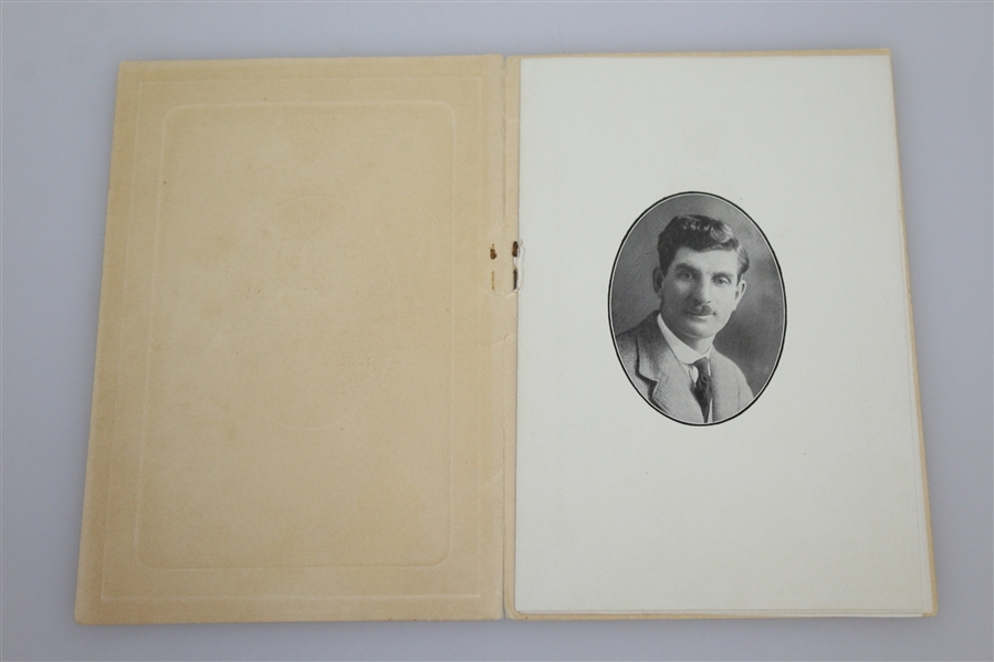 Walter Bourne 1923 Resume Booklet with Two Original Testimony Letters JSA ALOA