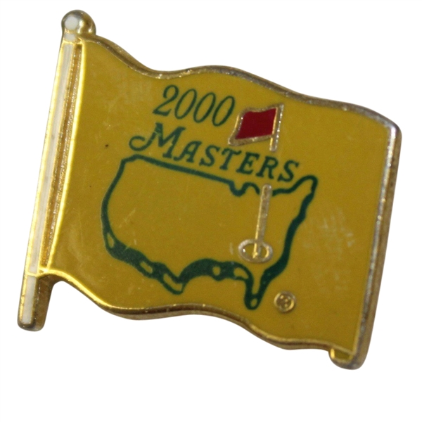 2000 Masters Tournament Commemorative Pin - Yellow Flag