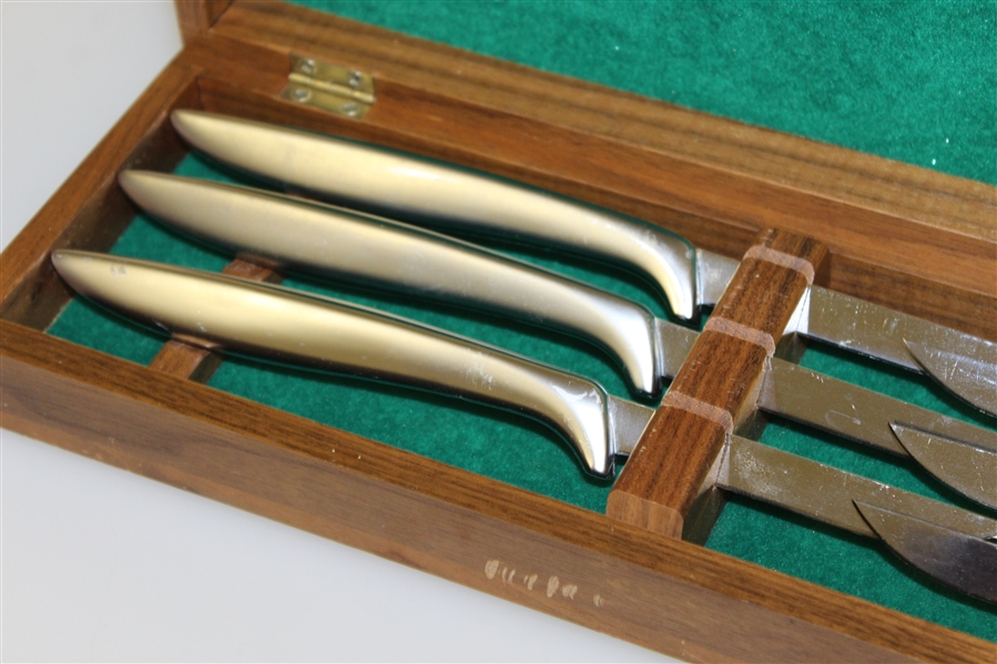 Augusta National Golf Club Knife & Grill Set - Two Boxes - 1983 Media Gift