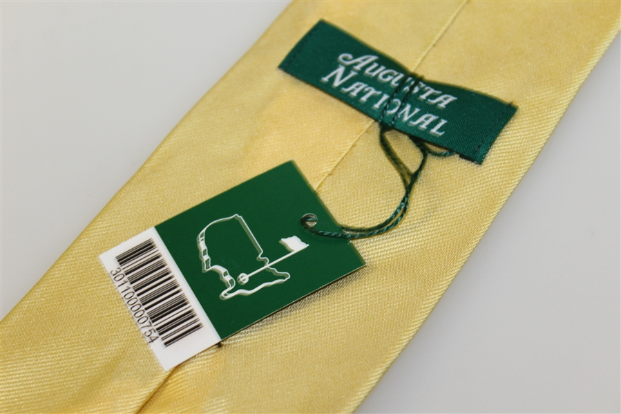 Augusta National Golf Club Member Only Gold Logo Tie