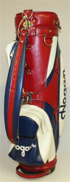 Ben Hogan Company Red, White, & Blue Logo Golf Bag with Headcover & Hogan Golf Ball