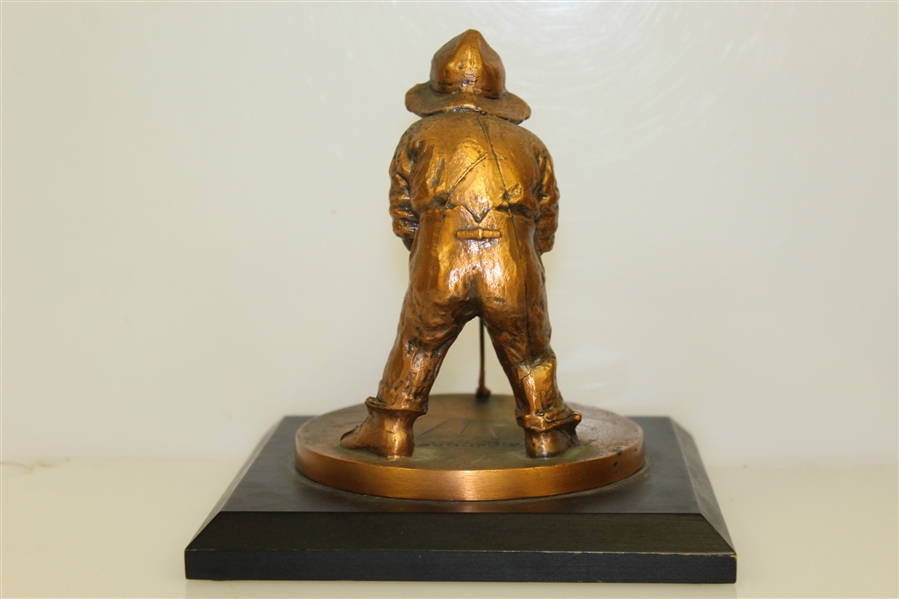 Balfour Pinehurst Putter Boy Bronze Sundial Statue