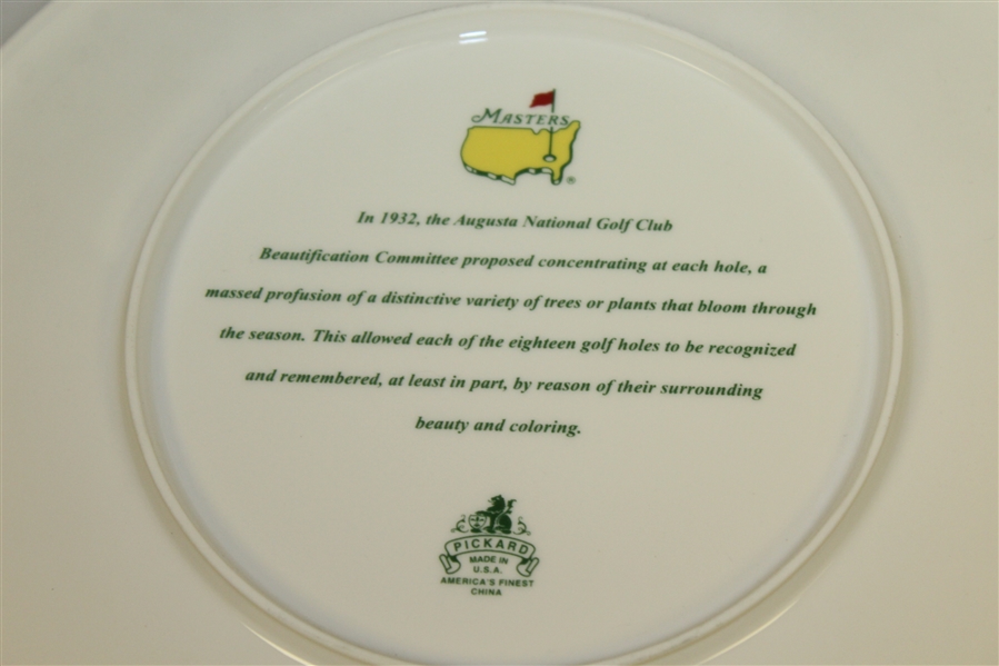 Masters Tournament Pickard Beautification Committee Plate - With Original Box