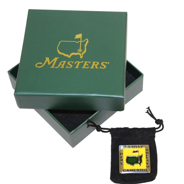 2017 Masters Tournament Scotty Cameron Square Ball Marker in Original Box & Pouch