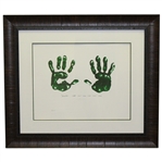Jack Nicklaus Signed Ltd Ed Art of Nicklaus Masters Hand Print Giclée Framed JSA ALOA