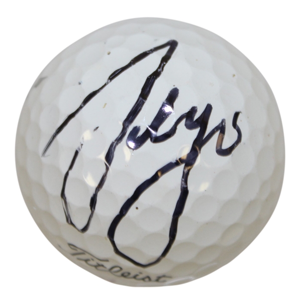Sergio Garcia Signed Titleist Logo Golf Ball JSA #AA64066