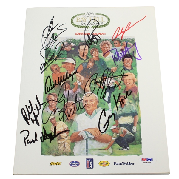 Mickelson, Stewart, & others Signed Bay Hill 20<sup>th</sup> Anniversary Program FULL PSA/DNA #K76944