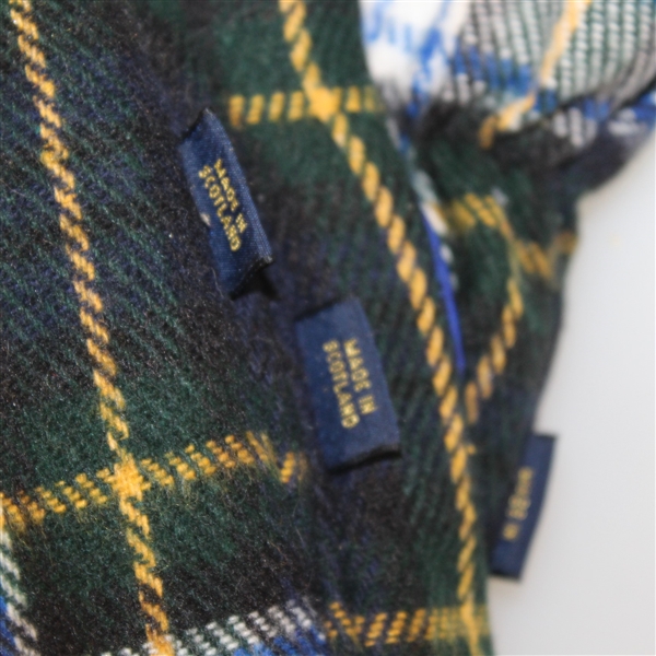 1995 Open Championship at Old Course St. Andrews Set of Three Tartan Head Covers