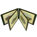 Set of Four Cork Board Pimpernel Famous British Golf Clubs Placemats - 12" x 16"
