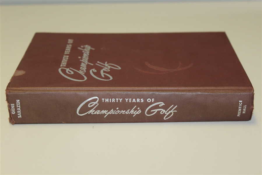 'Thirty Years of Championship Golf' Written By Gene Sarazen w/ Herbert Warren Wind