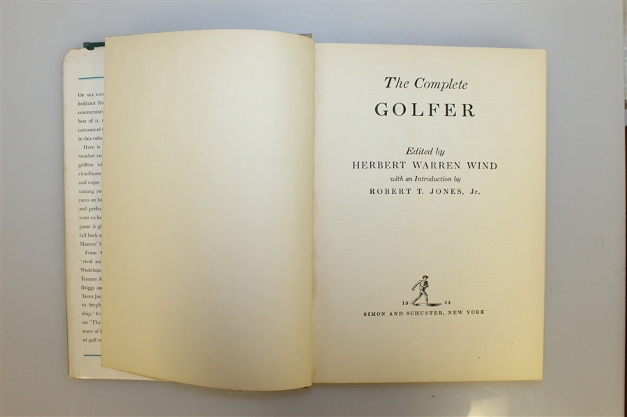 'The Complete Golfer' Edited By Herbert Warren Wind w/ A Foreword by Robert T. Jones, Jr.
