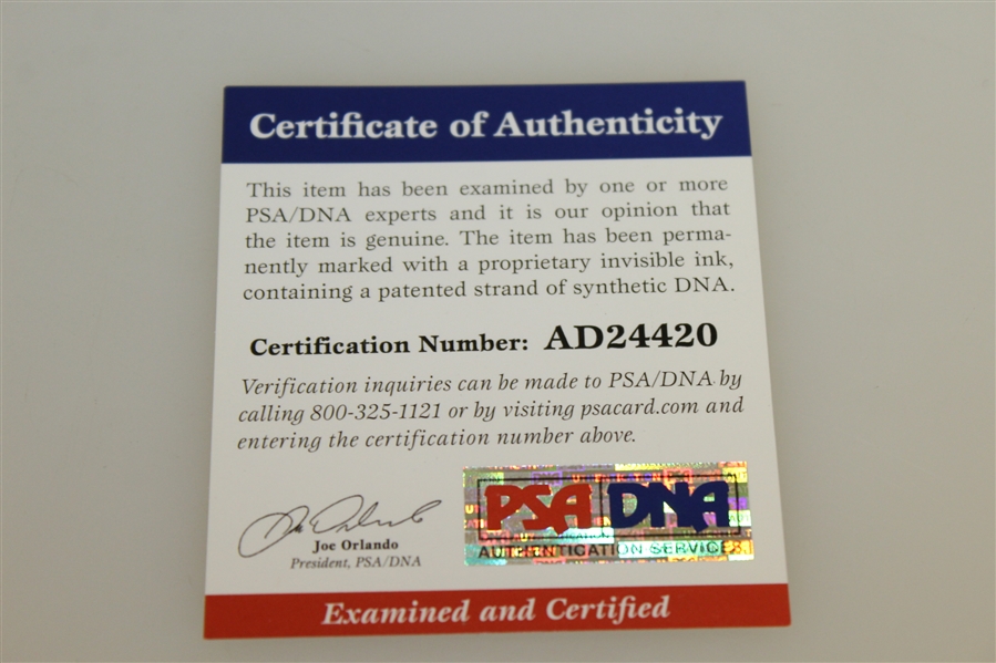 Dustin Johnson Signed Action Photo PSA DNA #AD24420