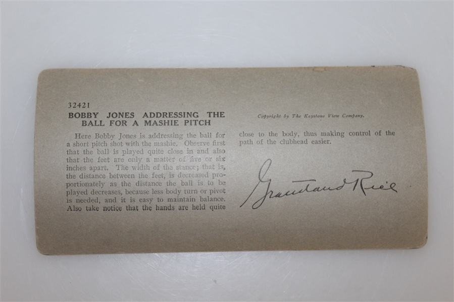 Three Bobby Jones Circa 1930 Keystone Cards