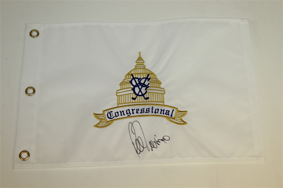 Lee Trevino & Danny Lee Signed Flags - Congressional & Whistling Straits JSA ALOA