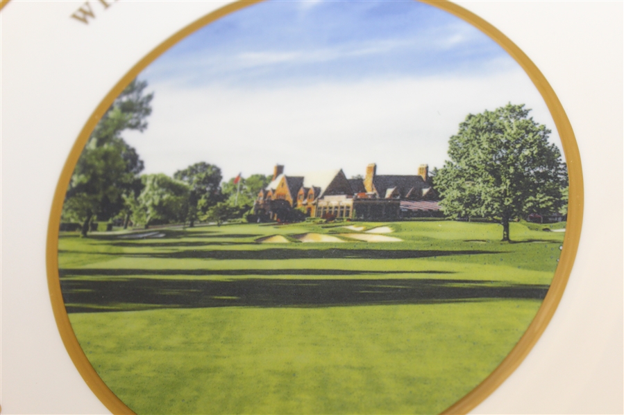 Lenox Winged Foot Trophy Plate - West Course Hole #9