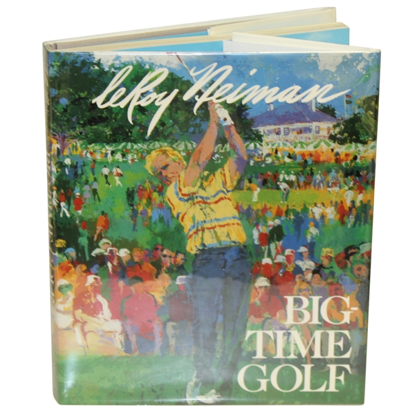 Big Time Golf Signed By Author Leroy Neiman JSA ALOA