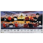 Ray Floyds 2016 USA Ryder Cup Team Signed Giclee Gifted By PGA W/Spieth, Koepka & Fowler