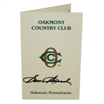 Sam Snead Signed Oakmont Country Club Scorecard JSA ALOA