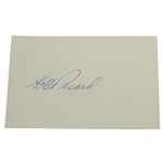 H.G. Pickard Signed Index Card JSA ALOA