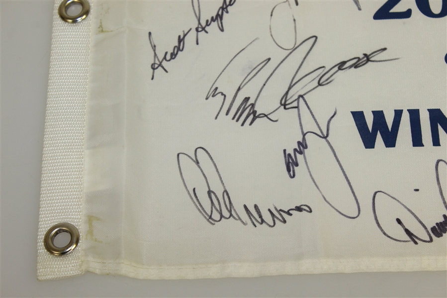 Signed US 2006 US Open Flag - Arnold Palmer, Ray FLoyd, Gary Player & 23 Others JSA AOLA