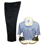 Tom Watson Course Worn Shirt (w/Photo Match), Pants, Shoes, & Signed Hat JSA ALOA