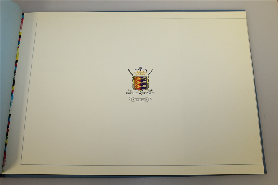 Limited Edition Royal Cinque Port Golf Club 100 Year History Book (1892-1992) - #145/375