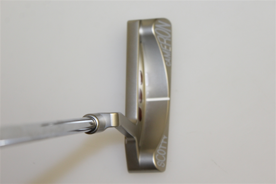 Unused Titleist Stamped Scotty Cameron Milled Studio Select Laguna 2 Slab Style Putter w/ Matching Head Cover