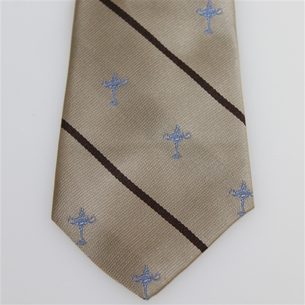 Ray Floyd's Ryder Cup USA Team Issued Brown Tie - Made for Ryder Cup Matches