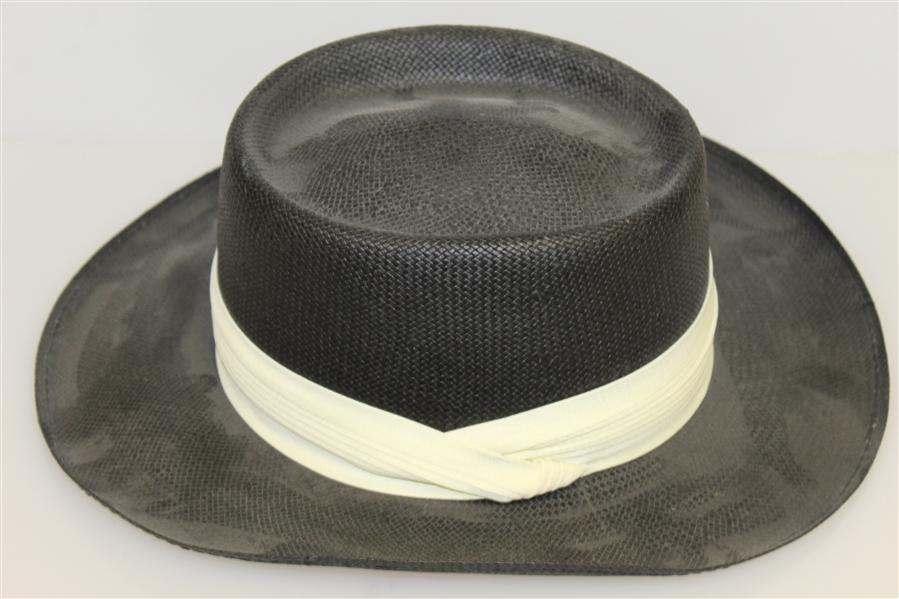Three Don Cherry Personal Kangol Wide Strap Black Golf Hats - Blue, White, & Cream 