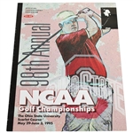 1995 NCAA Golf Championships Program - Tiger Woods Freshman Year & Placed 5th