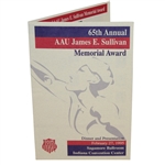 1995 AAU James E. Sullivan 65th Annual Memorial Award Dinner Program - Tiger Finalist