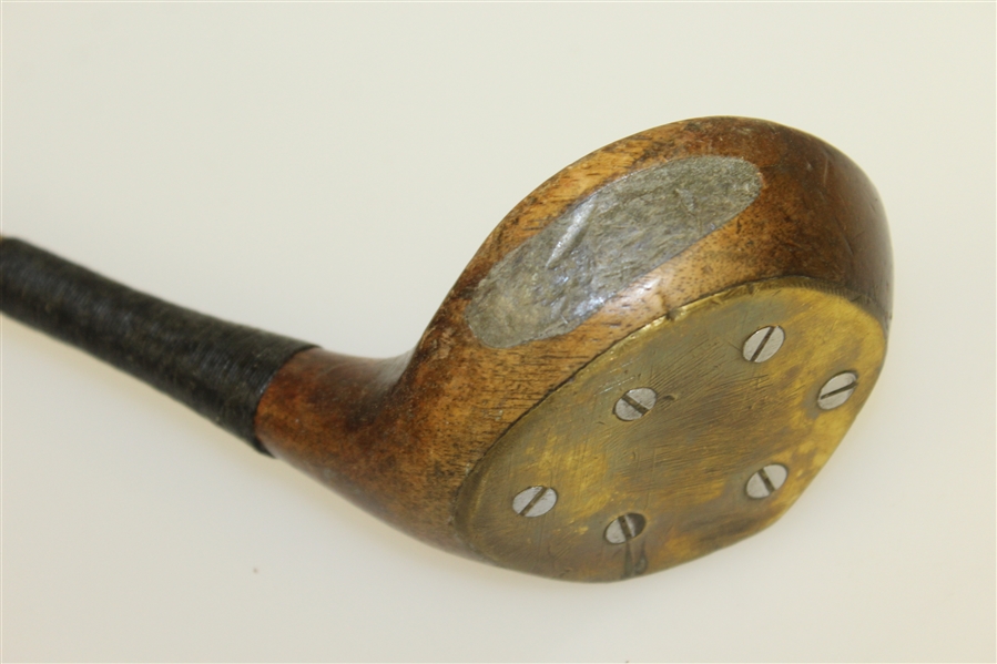 Ed Fitzjohn Brassie with Brass Sole Plate & Pegged Face Plate