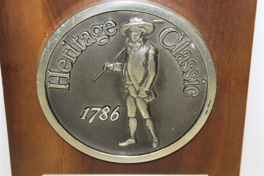 Charles Price's 1978 Heritage Golf Classic Ten Years as Chairman Recognition Plaque