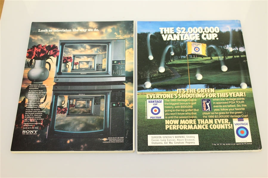 1981 & 1986 PGA Championship Programs - Atlanta Athletic Club & Inverness Club