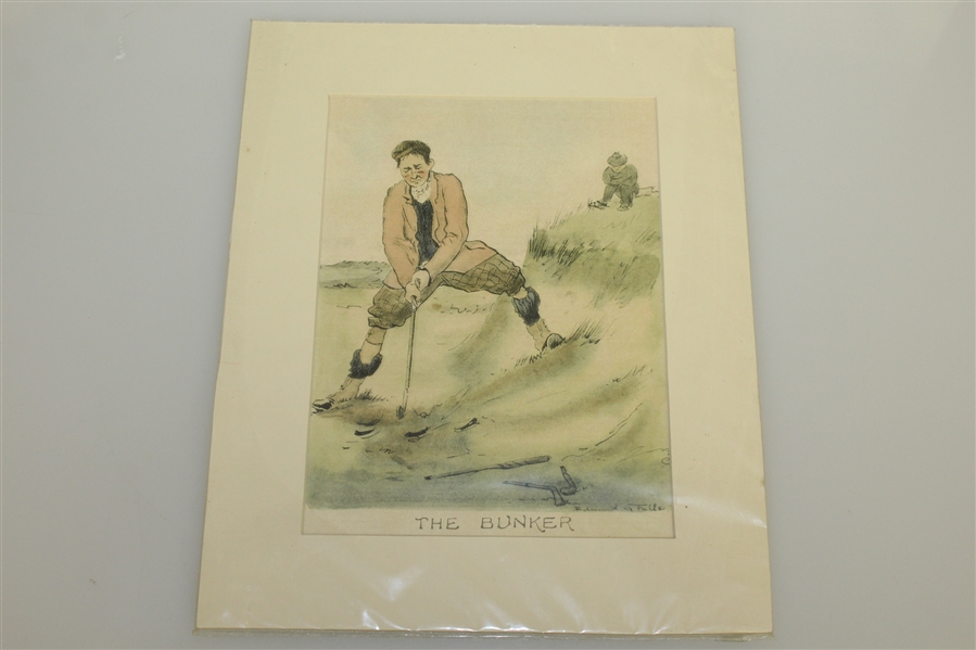Four Edmund Fuller Prints - The Last Put, Fore, The Bunker, & Entitled to See the Ball