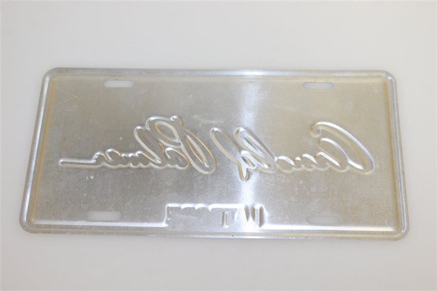 Arnold Palmer Signature Silver Latrobe License Plate